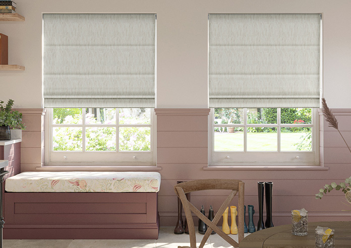 Culross (Blackout), Speckled Stone - Motorised Roman Blind - Image 3